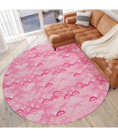 Dalyn Seabreeze SZ2 Blush Area Rug 8 ft. X 8 ft. Round