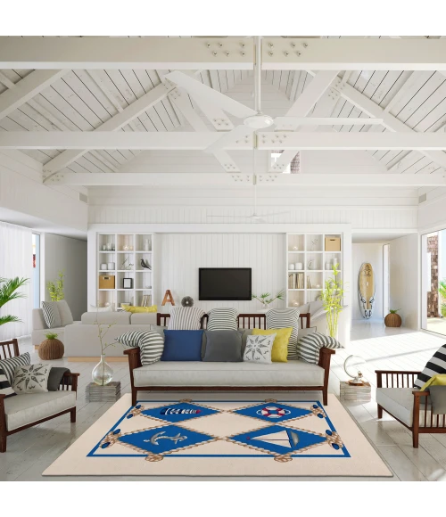 Dalyn Harbor HA6 Ivory Area Rug 9 ft. X 12 ft. Rectangle