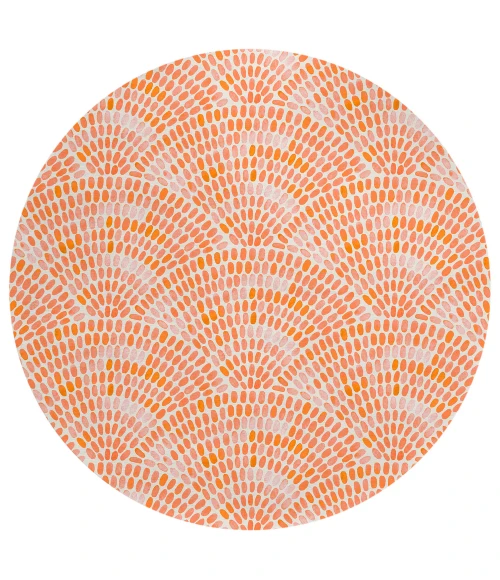 Dalyn Seabreeze SZ7 Salmon Area Rug 8 ft. X 8 ft. Round