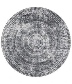 Dalyn Sedona SN7 Pewter Area Rug 4 ft. X 4 ft. Round