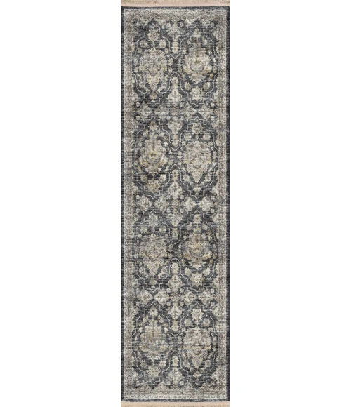 Dalyn Marbella MB4 Charcoal Area Rug 2 ft. 3 in. X 10 ft. Runner