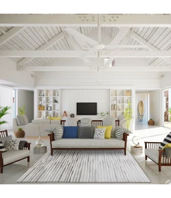 Dalyn Seabreeze SZ8 Pewter Area Rug 3 ft. X 5 ft. Rectangle