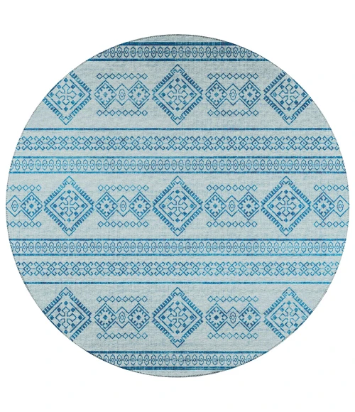 Dalyn Sedona SN14 Sky Area Rug 4 ft. X 4 ft. Round