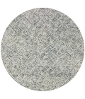 Dalyn Zoe ZZ1 Charcoal Area Rug 6 ft. X 6 ft. Round