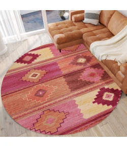 Dalyn Phoenix PH1 Rose Area Rug 8 ft. X 8 ft. Round
