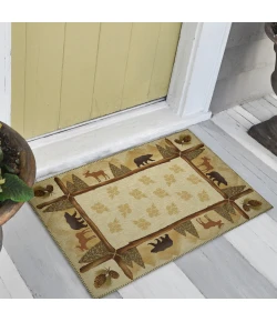 Dalyn Excursion EX2 Beige Area Rug 1 ft. 8 in. X 2 ft. 6 in. Rectangle