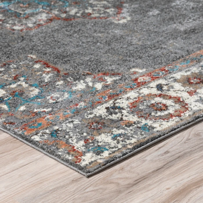Dalyn Lavita LV522 Pewter Area Rug 7 ft. 10 in. X 10 ft. 7 in. Rectangle