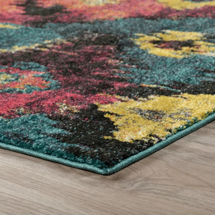 Dalyn Modern Greys MG525 Teal Area Rug 3 ft. 3 in. X 5 ft. 3 in. Rectangle