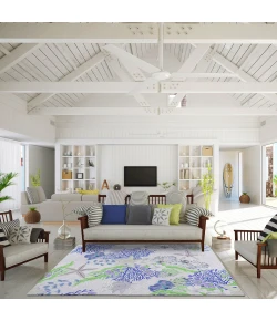 Dalyn Seabreeze SZ1 Lavender Area Rug 9 ft. X 12 ft. Rectangle