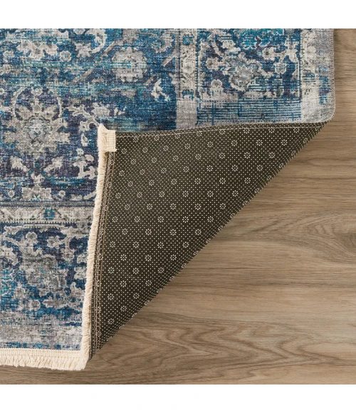 Dalyn Marbella MB2 Navy Area Rug 2 ft. 3 in. X 10 ft. Runner