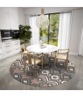 Dalyn Sedona SN2 Bison Area Rug 4 ft. X 4 ft. Round