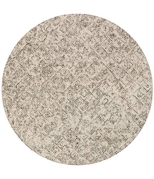 Dalyn Zoe ZZ1 Chocolate Area Rug 4 ft. X 4 ft. Round