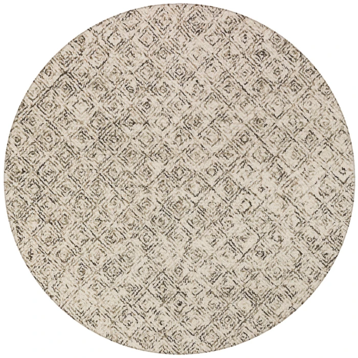 Dalyn Zoe ZZ1 Chocolate Area Rug 4 ft. X 4 ft. Round