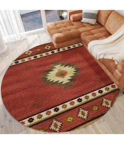 Dalyn Phoenix PH4 Paprika Area Rug 8 ft. X 8 ft. Round