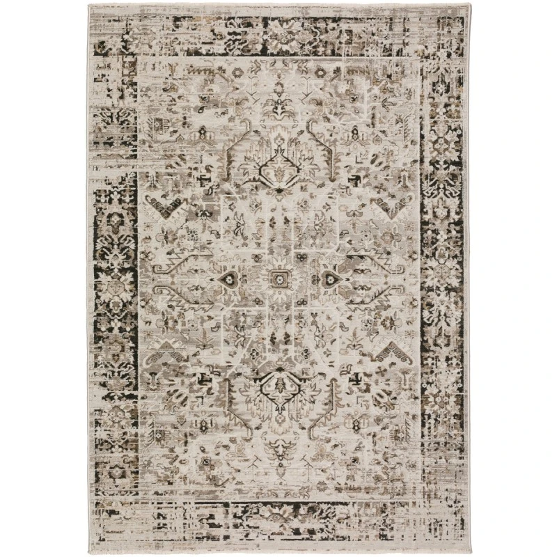 Dalyn Antalya AY4 Silver Area Rug 5 ft. 3 in. X 7 ft. 8 in. Rectangle