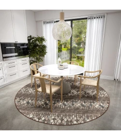 Dalyn Winslow WL5 Driftwood Area Rug 6 ft. X 6 ft. Round