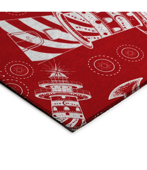 Dalyn Harbor HA9 Red Area Rug 8 ft. X 8 ft. Round