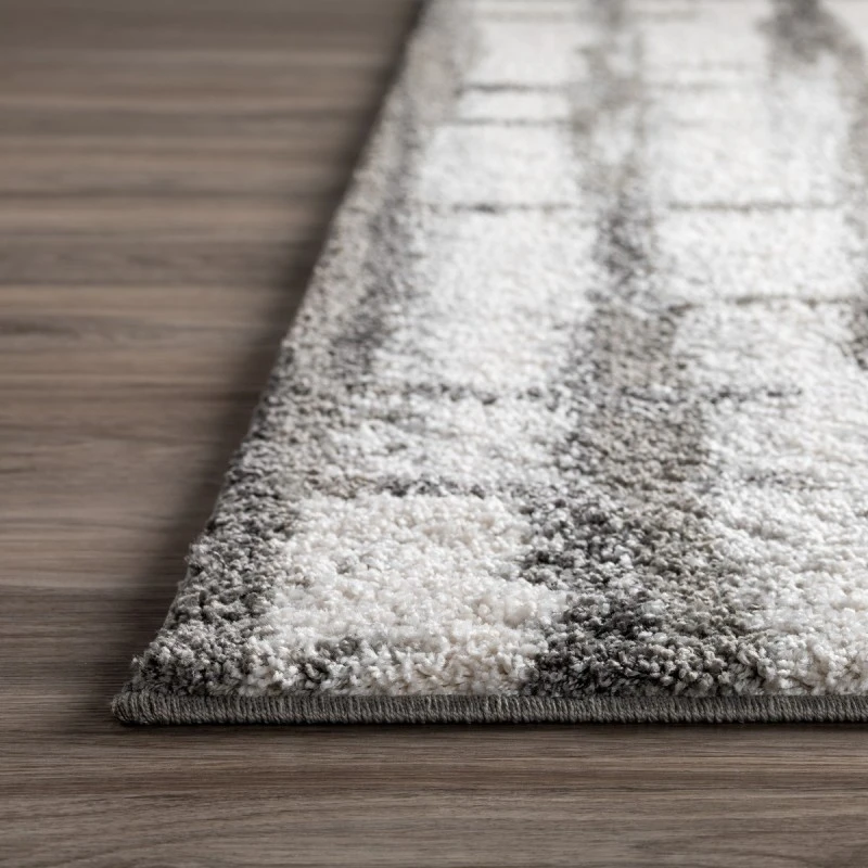 Dalyn Rocco RC2 Silver Area Rug 9 ft. 6 in. X 13 ft. 2 in. Rectangle