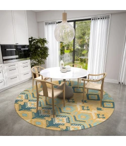 Dalyn Sedona SN2 Marigold Area Rug 8 ft. X 8 ft. Round