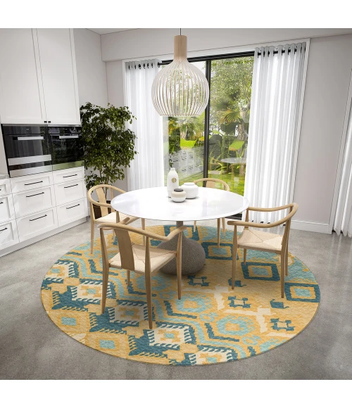 Dalyn Sedona SN2 Marigold Area Rug 10 ft. X 10 ft. Round