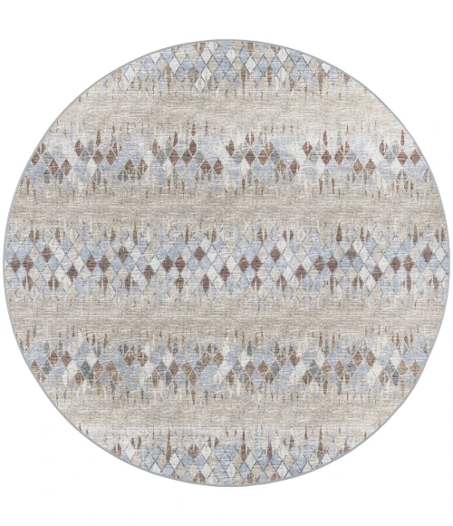 Dalyn Winslow WL5 Taupe Area Rug 6 ft. X 6 ft. Round