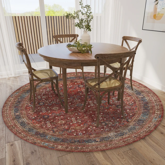 Dalyn Jericho JC7 Scarlett Area Rug 8 ft. X 8 ft. Round