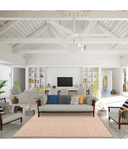 Dalyn Seabreeze SZ10 Peach Area Rug 5 ft. X 7 ft. 6 in. Rectangle