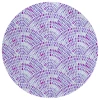 Dalyn Seabreeze SZ7 Lavender Area Rug 8 ft. X 8 ft. Round