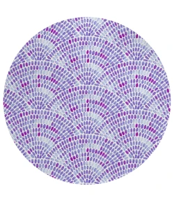 Dalyn Seabreeze SZ7 Lavender Area Rug 8 ft. X 8 ft. Round