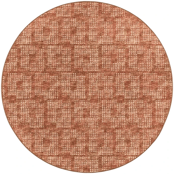 Dalyn Delano DA1 Paprika Area Rug 6 ft. X 6 ft. Round