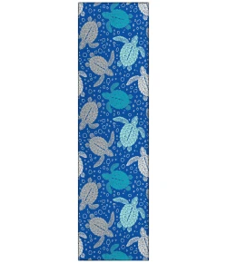 Dalyn Seabreeze SZ13 Navy Area Rug 2 ft. 3 in. X 7 ft. 6 in. Runner