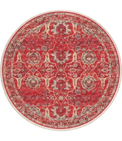 Dalyn Marbella MB5 Poppy Area Rug 4 ft. X 4 ft. Round