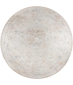 Dalyn Jericho JC3 Pearl Area Rug 6 ft. X 6 ft. Round