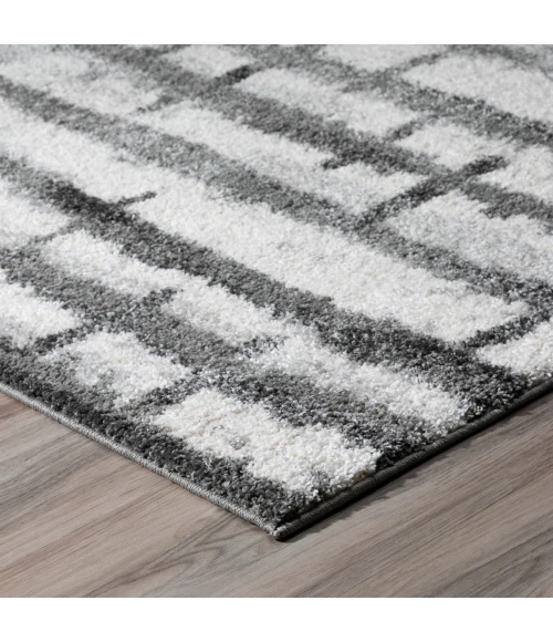 Dalyn Rocco RC2 Silver Area Rug 9 ft. 6 in. X 13 ft. 2 in. Rectangle