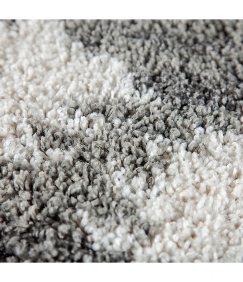 Dalyn Rocco RC3 Silver Area Rug 3 ft. 3 in. X 5 ft. 1 in. Rectangle