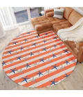 Dalyn Seabreeze SZ12 Salmon Area Rug 8 ft. X 8 ft. Round