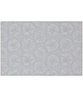 Dalyn Seabreeze SZ10 Silver Area Rug 1 ft. 8 in. X 2 ft. 6 in. Rectangle