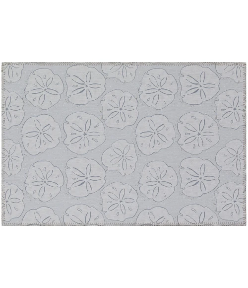Dalyn Seabreeze SZ10 Silver Area Rug 1 ft. 8 in. X 2 ft. 6 in. Rectangle