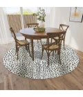 Dalyn Mali ML3 Ivory Area Rug 4 ft. X 4 ft. Round