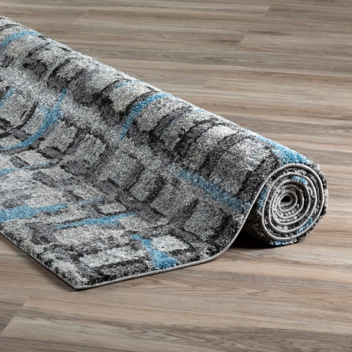 Dalyn Aero AE7 Pewter Area Rug 3 ft. 3 in. X 5 ft. 3 in. Rectangle