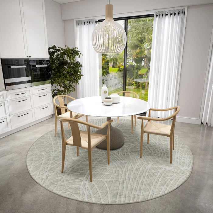 Dalyn Winslow WL2 Taupe Area Rug 4 ft. X 4 ft. Round