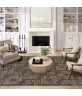 Dalyn Delano DA1 Chocolate Area Rug 3 ft. X 5 ft. Rectangle