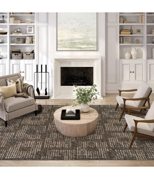 Dalyn Delano DA1 Chocolate Area Rug 3 ft. X 5 ft. Rectangle