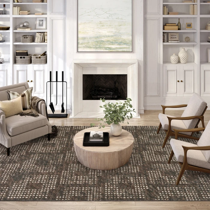 Dalyn Delano DA1 Chocolate Area Rug 3 ft. X 5 ft. Rectangle