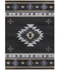 Dalyn Phoenix PH4 Black Area Rug 5 ft. X 7 ft. 6 in. Rectangle