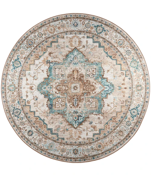 Dalyn Jericho JC2 Biscotti Area Rug 4 ft. X 4 ft. Round