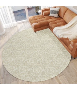 Dalyn Seabreeze SZ11 Taupe Area Rug 8 ft. X 8 ft. Round