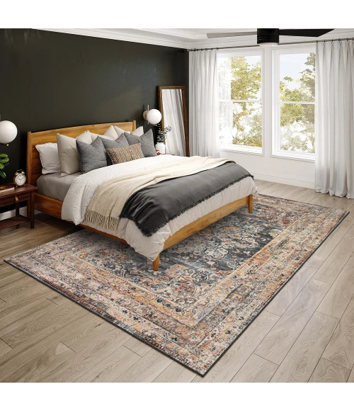 Dalyn Jericho JC6 Charcoal Area Rug 5 ft. X 7 ft. 6 in. Rectangle