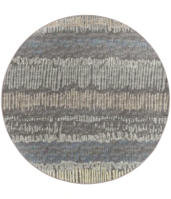 Dalyn Winslow WL4 Charcoal Area Rug 6 ft. X 6 ft. Round