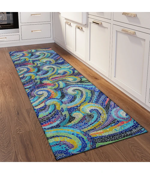 Dalyn Seabreeze SZ14 Indigo Area Rug 2 ft. 3 in. X 7 ft. 6 in. Runner